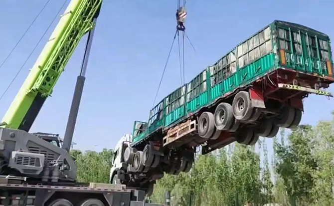花溪区道路脱困救援案例